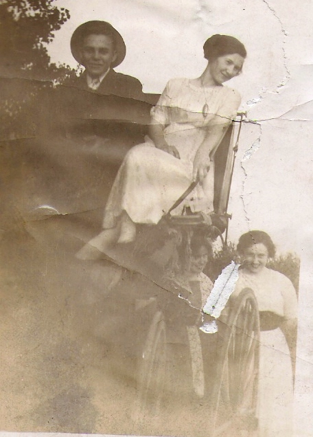 fred and ruby riner 1919 wedding