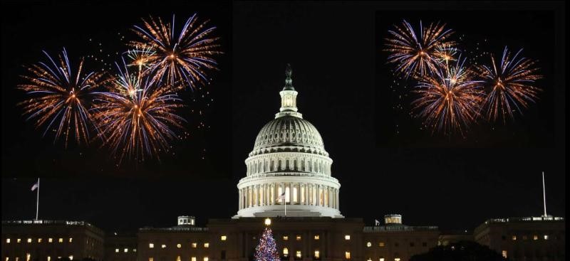 Capitol Bldg Fireworks