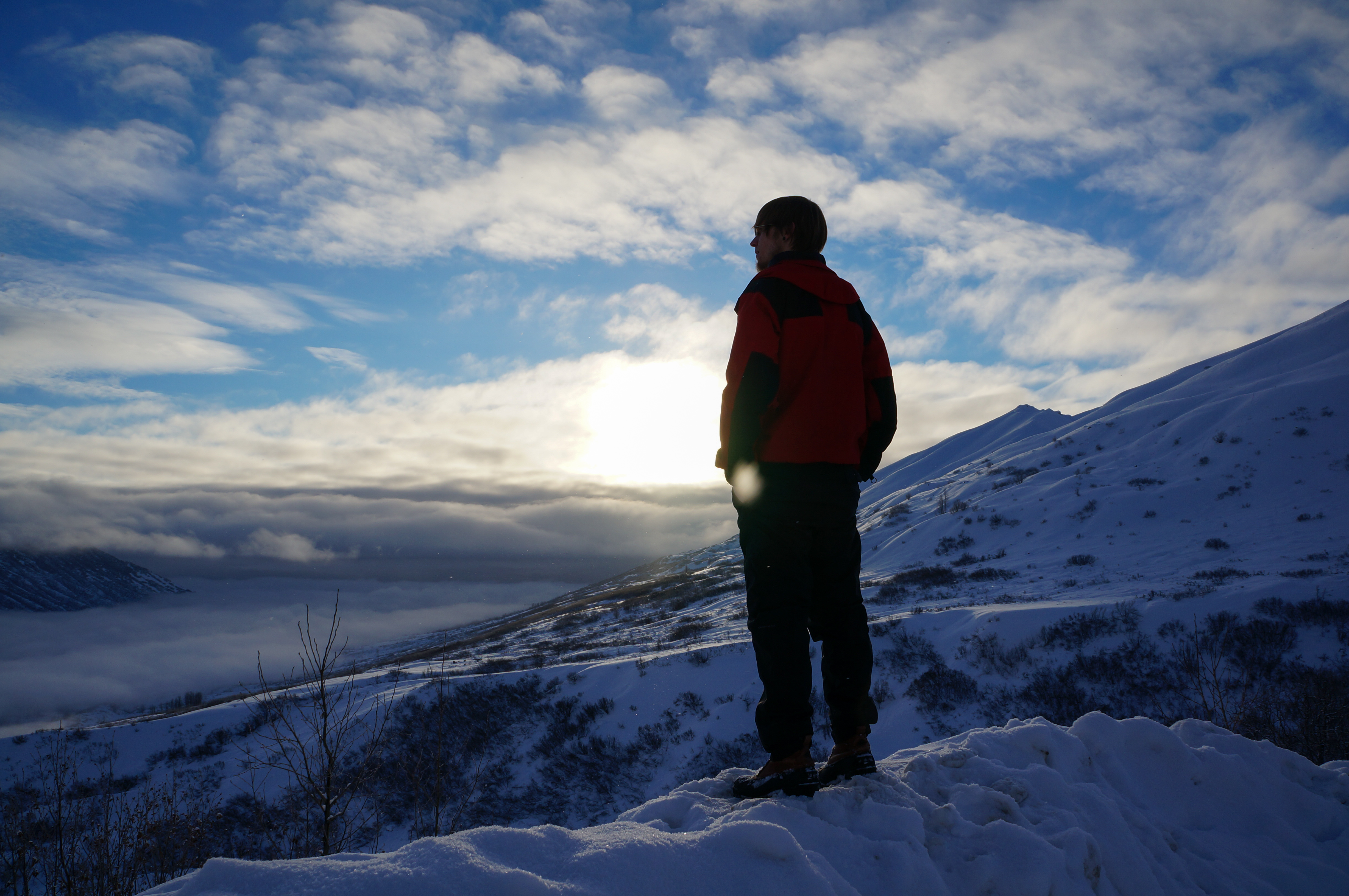 Michael Mawhinney in Alaska photo by Geoffrey Melada