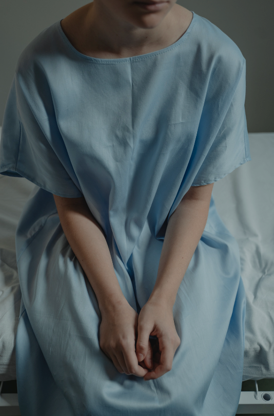 Person in Gown